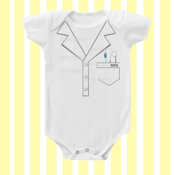 Dentist Baby Bodysuit Neutral by SimplyBaby
