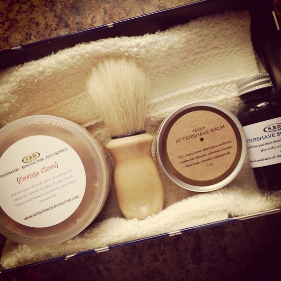 Items similar to SHAVING GIFT SET ( carton box, one shaving bar, a