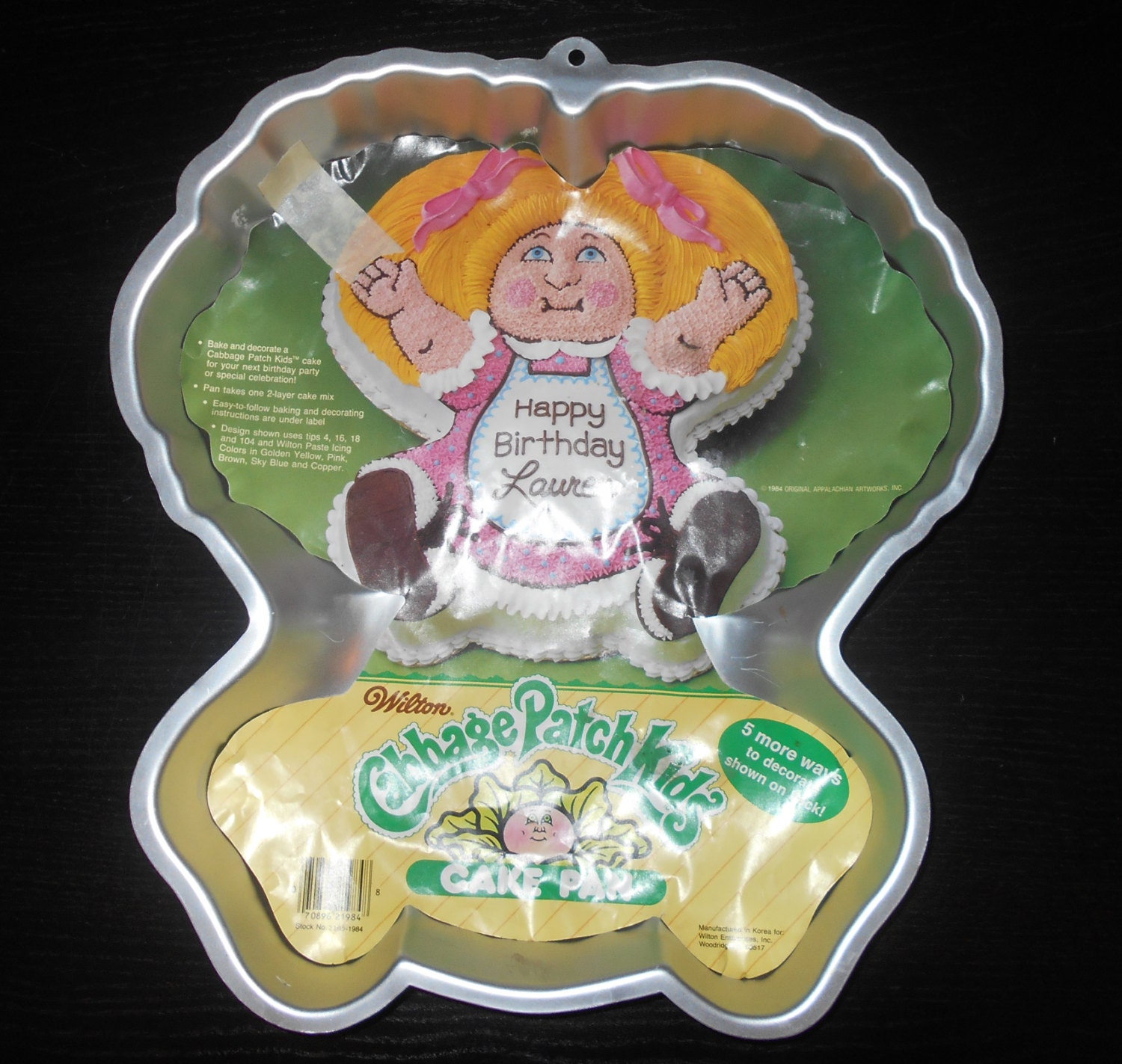 1984 Cabbage Patch Kids Cake Pan by Wilton No 21051984