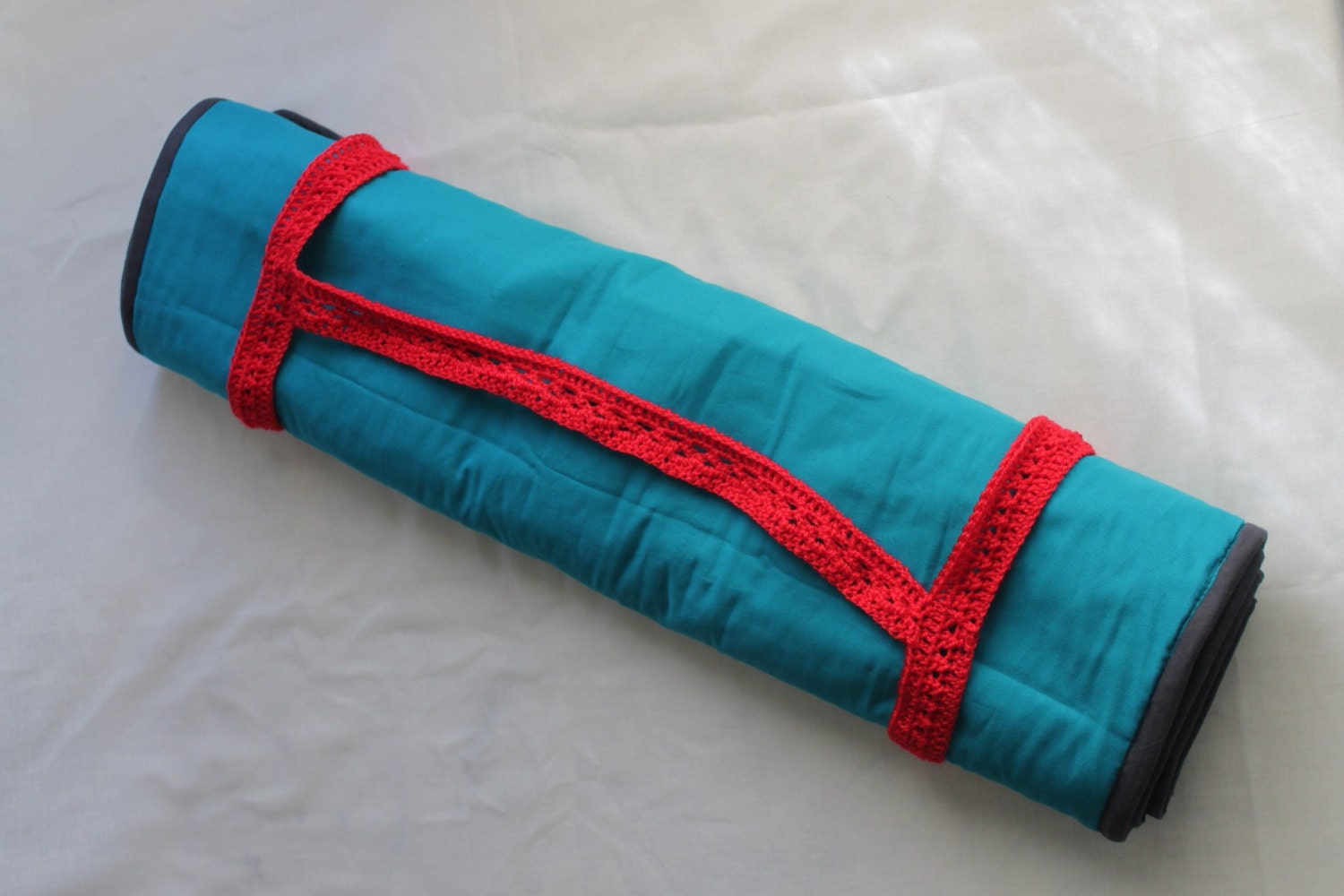 Yoga Mat Crochet Strap. Crochet handle for blankets. by ...