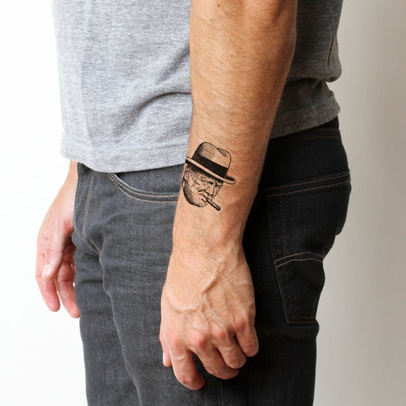 winston churchill temporary tattoo set of 2 winston churchill temporary tattoo set of 2