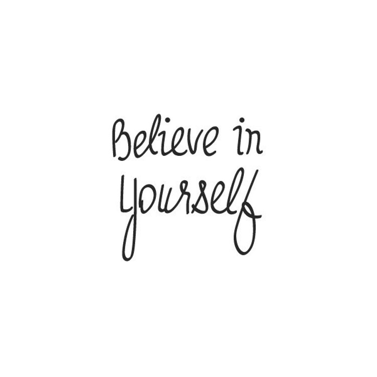 Believe in Yourself Temporary Tattoos Set of 2 by Tattify on Etsy