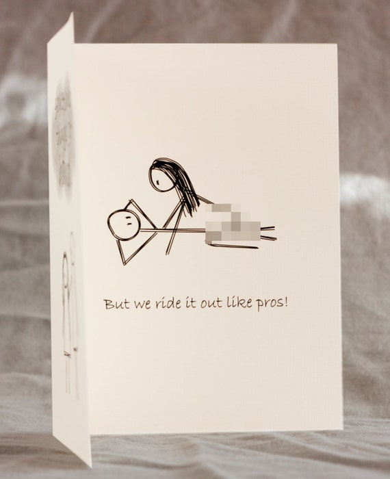 Funny Mature Adult Dirty Naughty Cute Love Greeting Card for