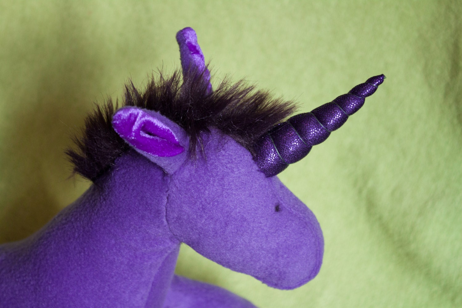 purple unicorn plush