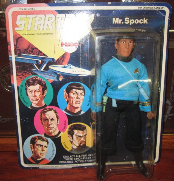 Star Trek Mr. Spock vintage Mego action figure by Vintageintroy