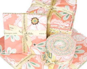 FREE SHIPPING 5" Charm Square Valencia by Lila Tueller Designs for Riley Blake