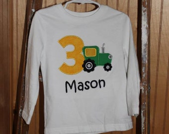 john deere first birthday shirt
