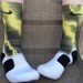 Xtreme Glow in the Dark Nike Elite Gold Lightning Bolt Galaxy Socks Free Shipping
