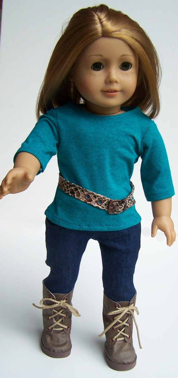American Girl 18 doll Dark Blue Skinny Jeans Set by MaddiesGirls