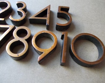 Address address  house vintage Door  number / Vintage Home Numbers Soviet set  / numbers / numbers