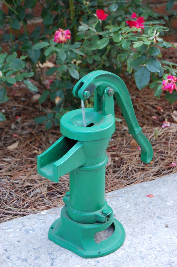 Vintage Garden Water Pump Fountain Pump Potting House Pump