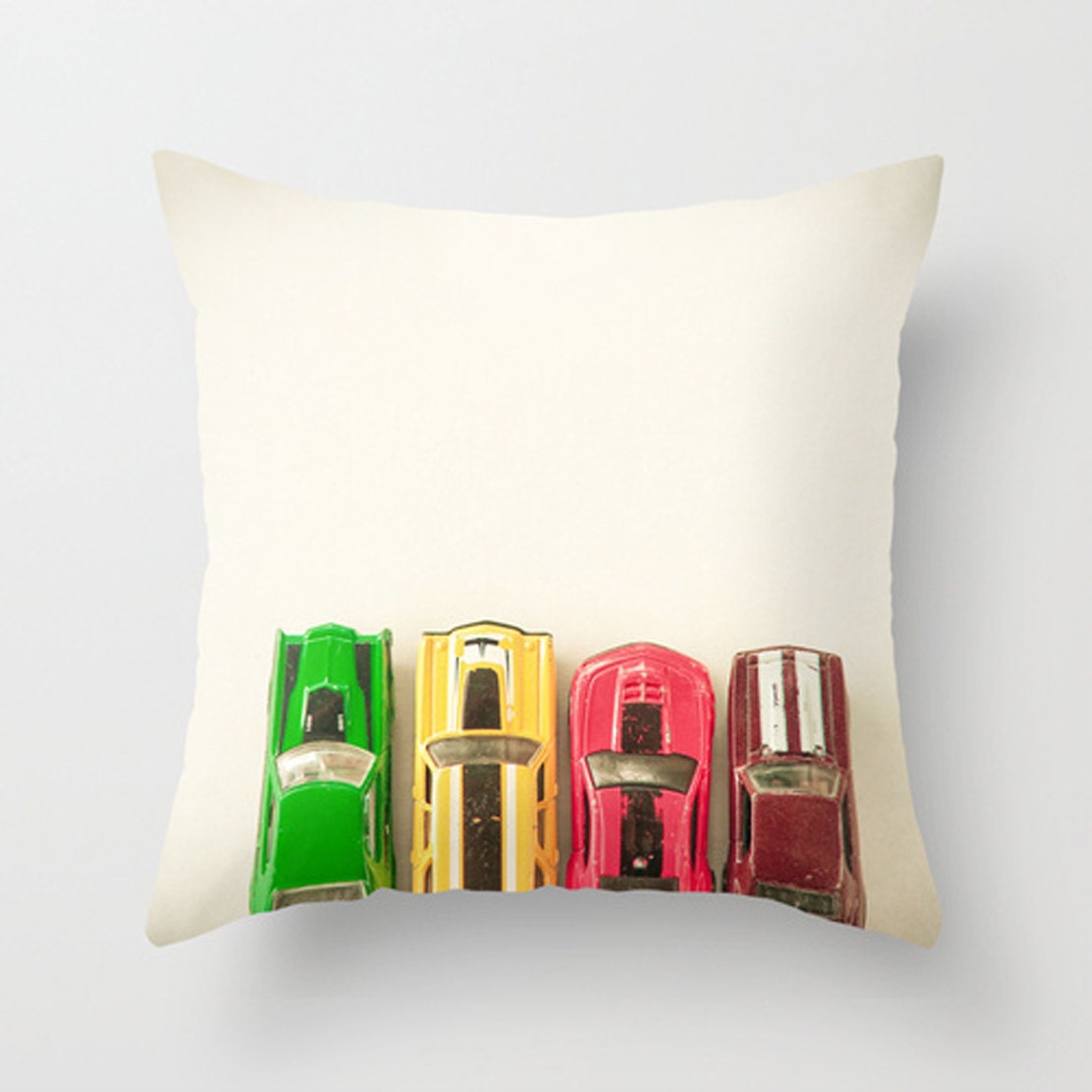 Car Pillow Case Decorative Pillow Throw Pillow by HappyPillowShop