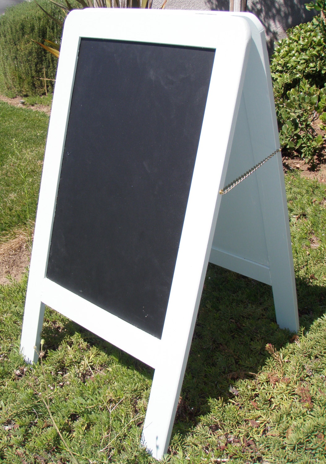 Aframe wedding chalk board. Sandwich board chalk board.
