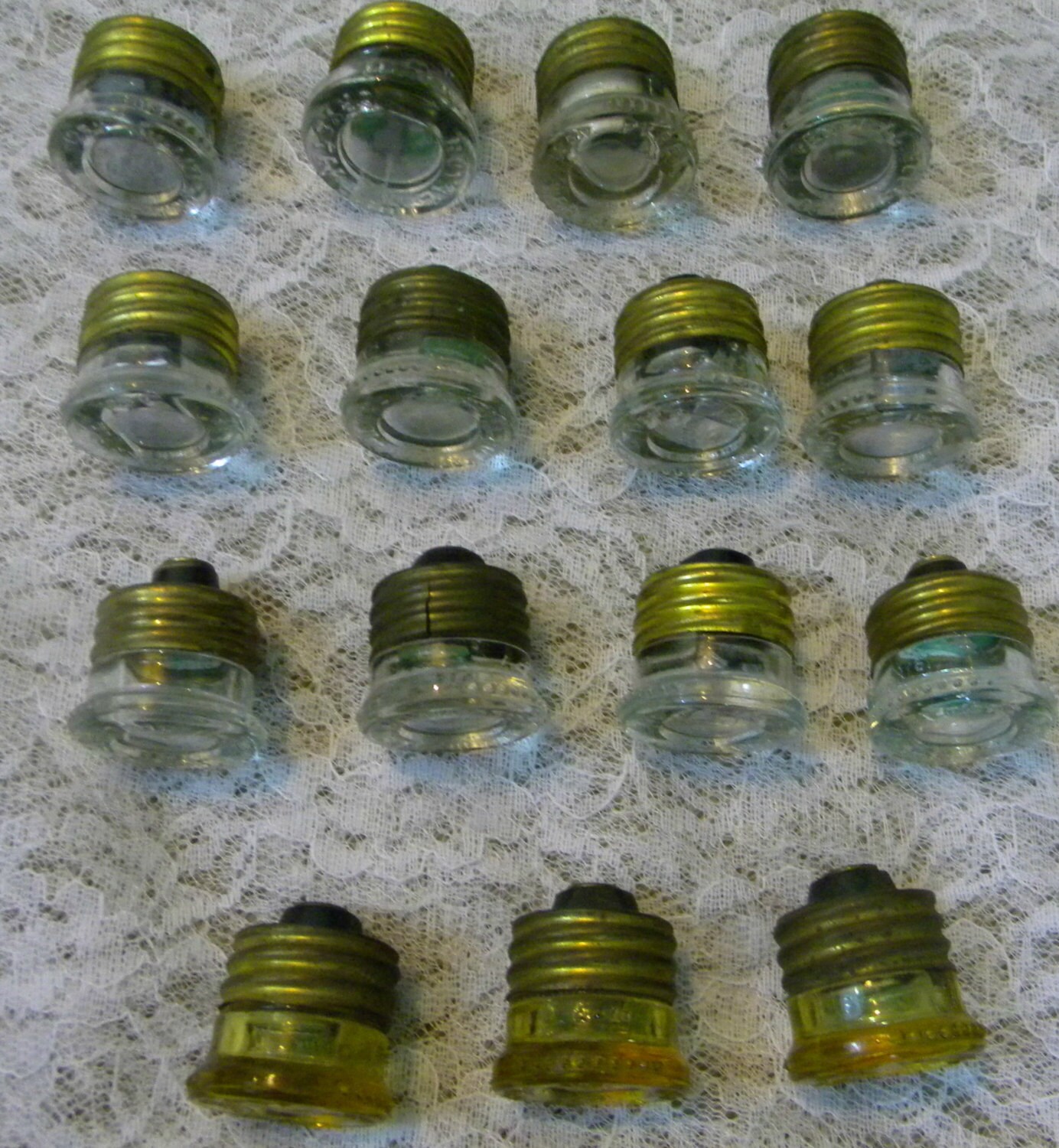 15 Vintage Glass Electric Fuse Bulbs VintageGlass Fuses