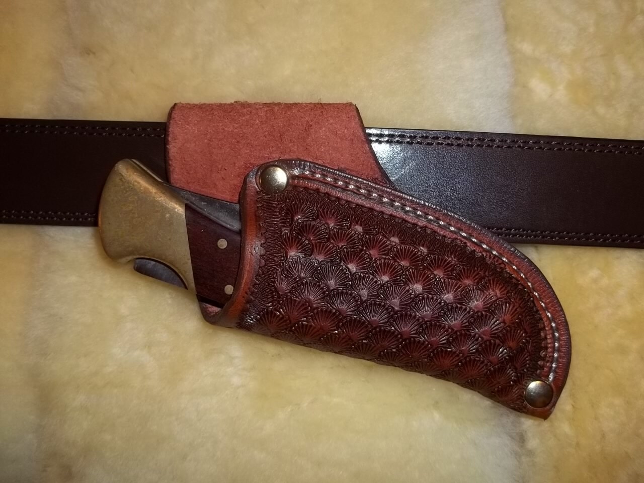 Custom leather knife Sheath JS110099LF