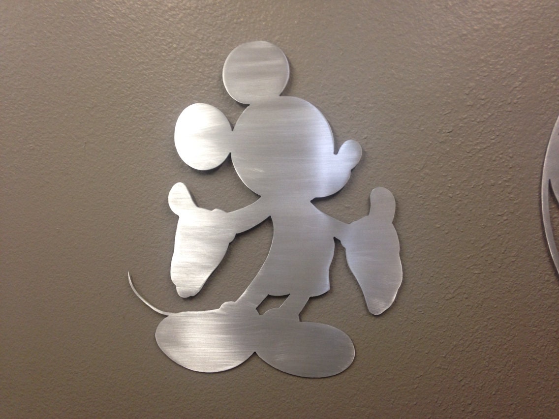 Mickey Mouse Metal Wall Art Disney Art Mickey Bedroom Art