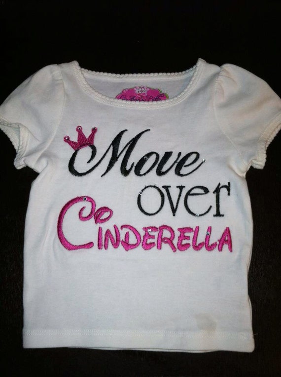 Move over Cinderella Disney Themed Onesie or T by SistersByDesign1