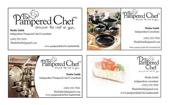 Items Similar To Pampered Chef Business Card On Etsy