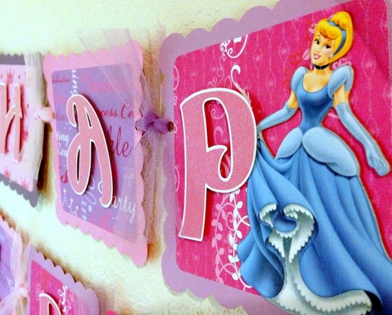 Disney Princess Birthday Banner