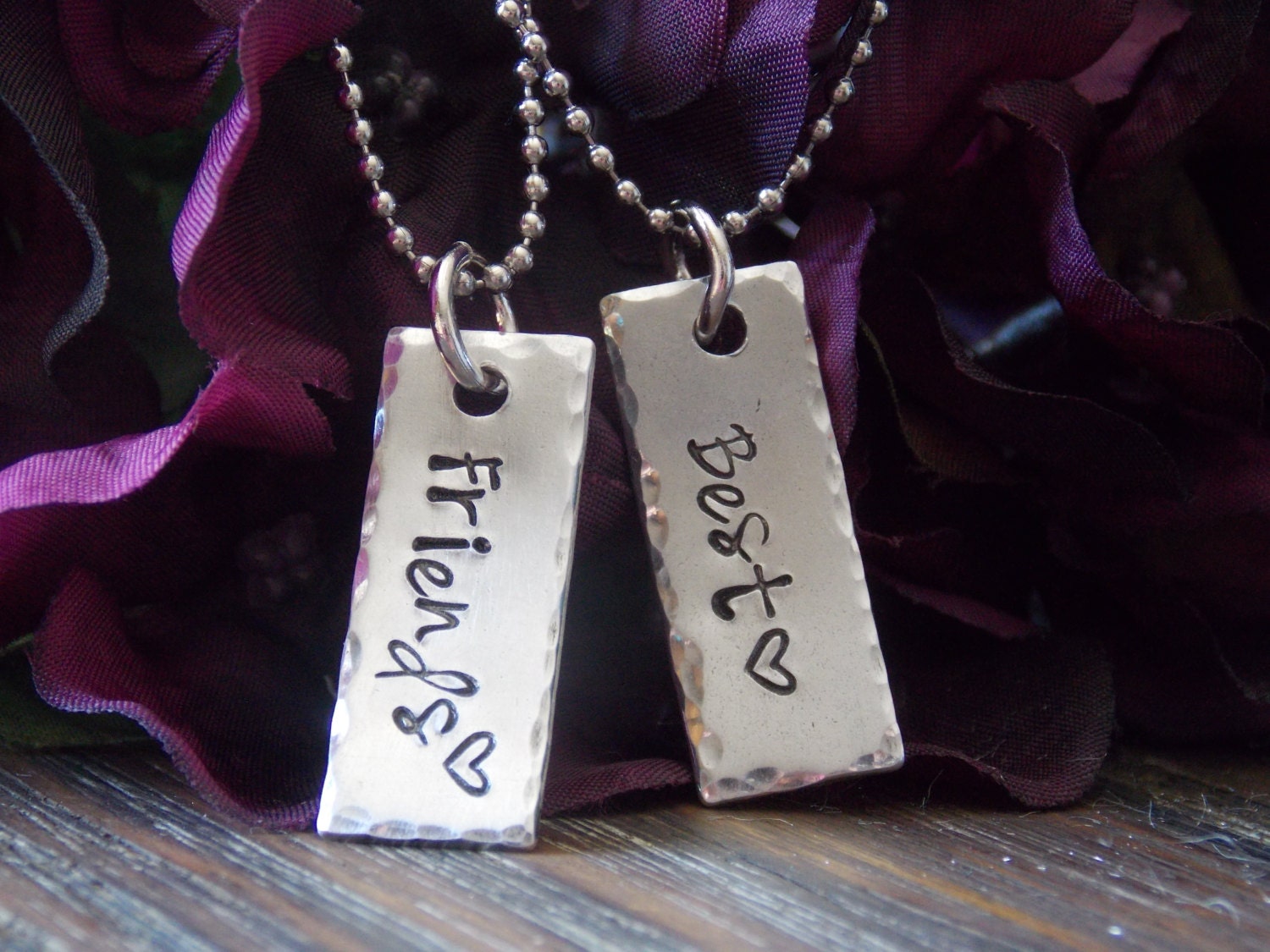 Hand Stamped JewelryFriend NecklaceBest Friends Necklace