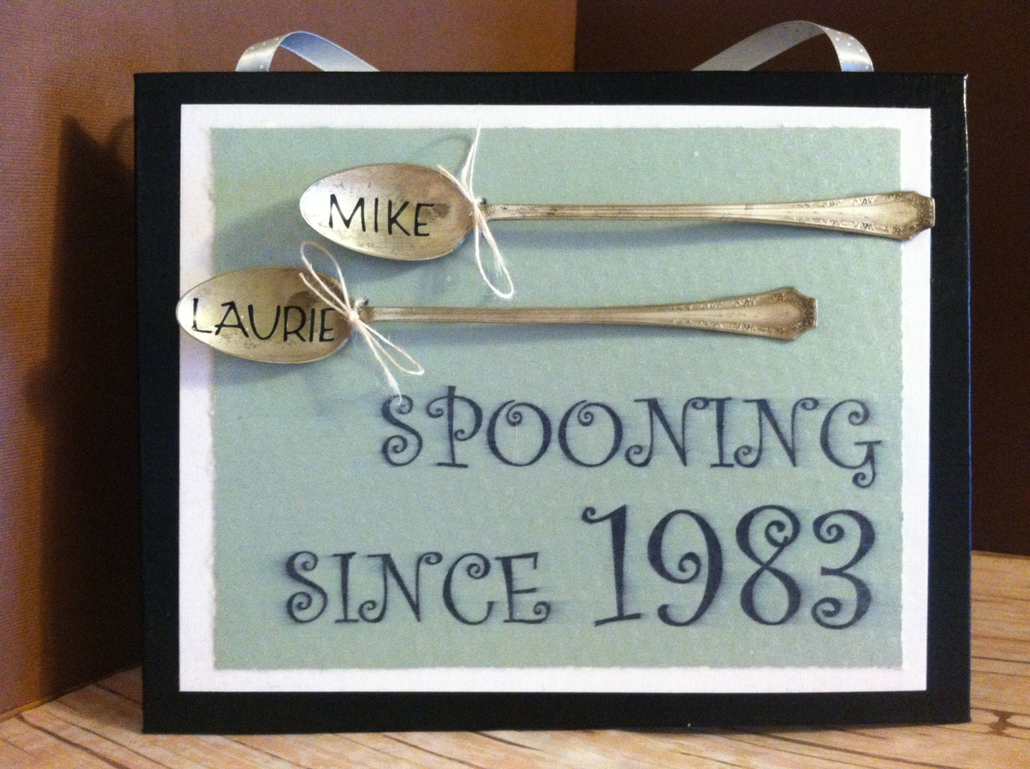 Spooning Canvas Design 2 .. Great wedding or anniversary