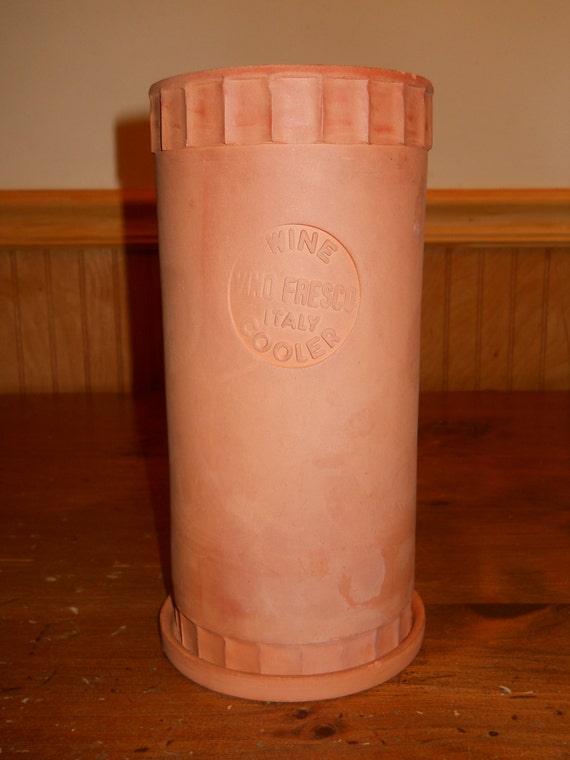 Vintage Terra Cotta Wine Cooler Made in Italy