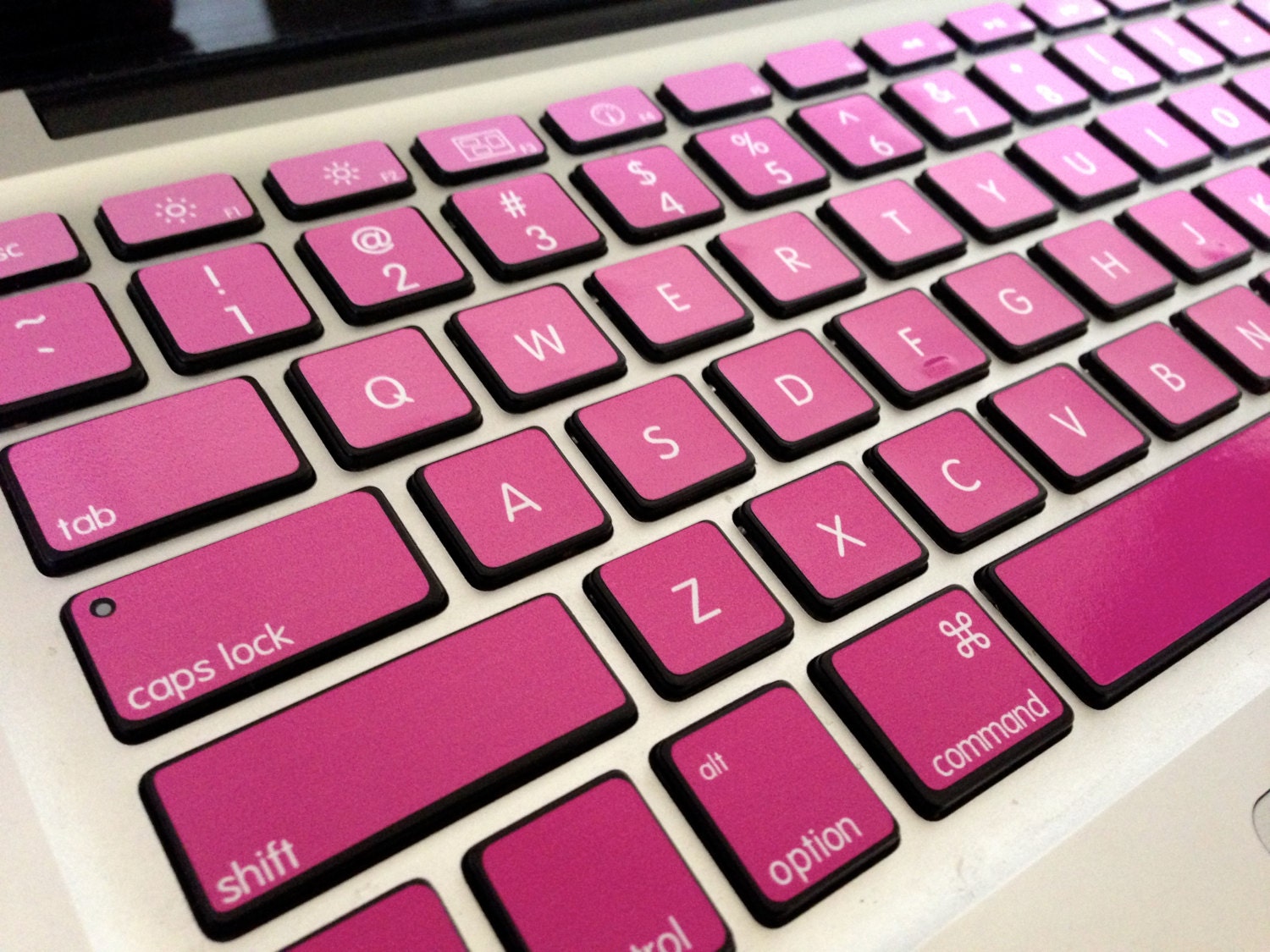 Ombre Pink iMac MacBook Pro and MacBook Air Keyboard