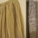 119Textured Washed Linen Long Maxi Skirts Full Beige