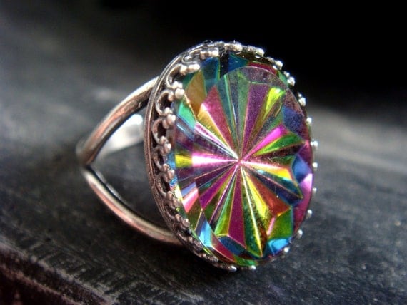 Rainbow Crystal Ring Limited Edition