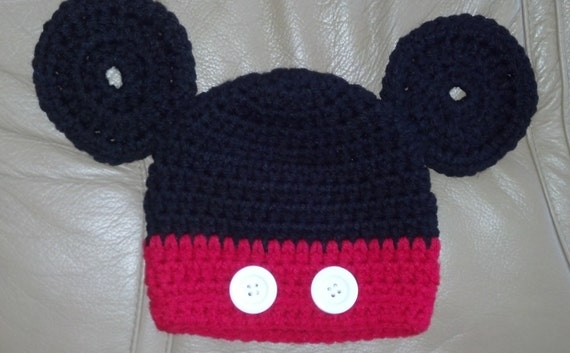 Mickey Mouse inspired beanie