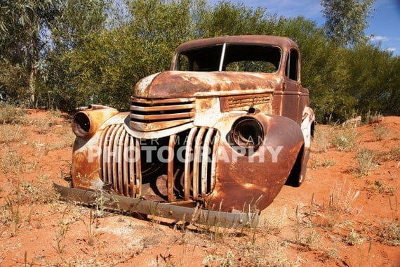 Icon of the Bush Old Chevrolet Ute Outback Australia