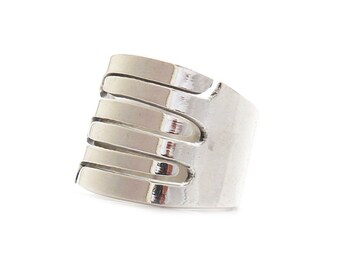 Items similar to Sterling Silver Rings | "Fusión" | Silver Jewelry