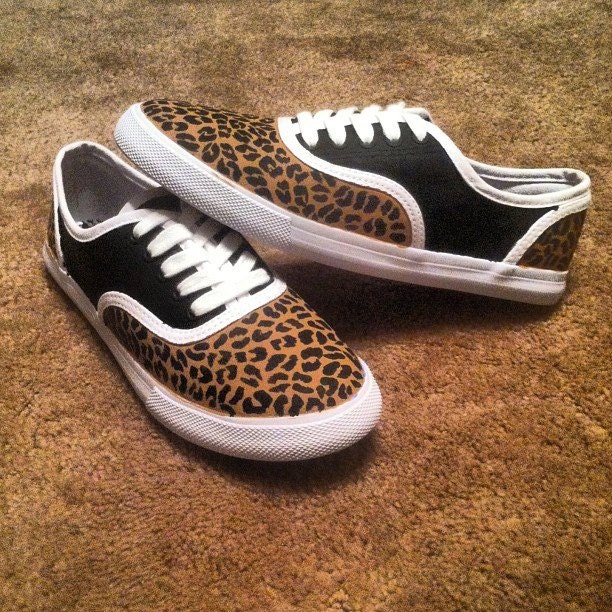 Cheetah Print Custom Shoes