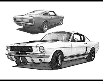 Popular items for car sketch on Etsy