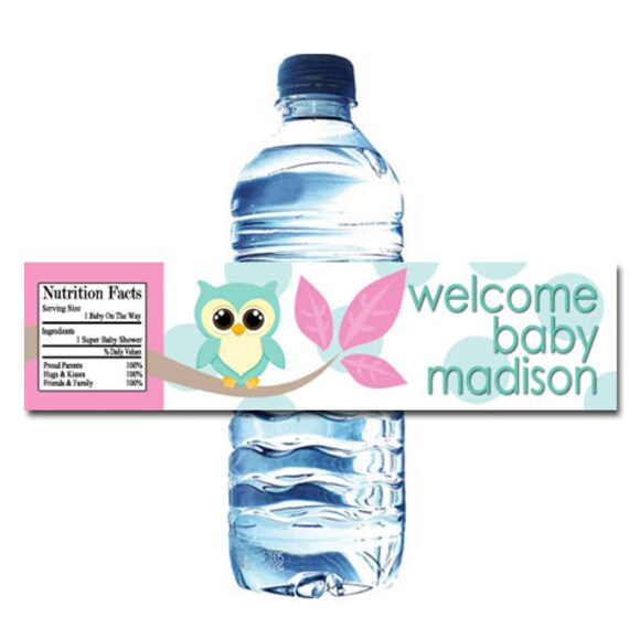 Water Bottle For Baby Shower Party Favor 112