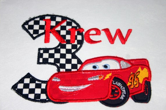 lighting mcqueen birthday shirts