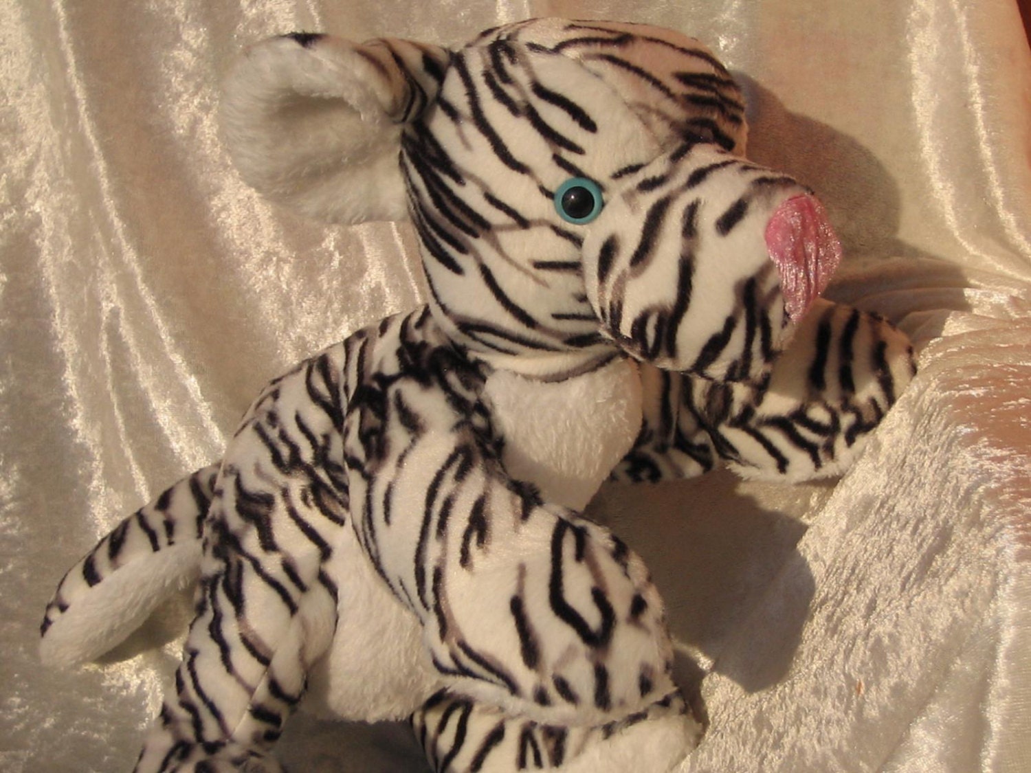 stuffed snow tiger