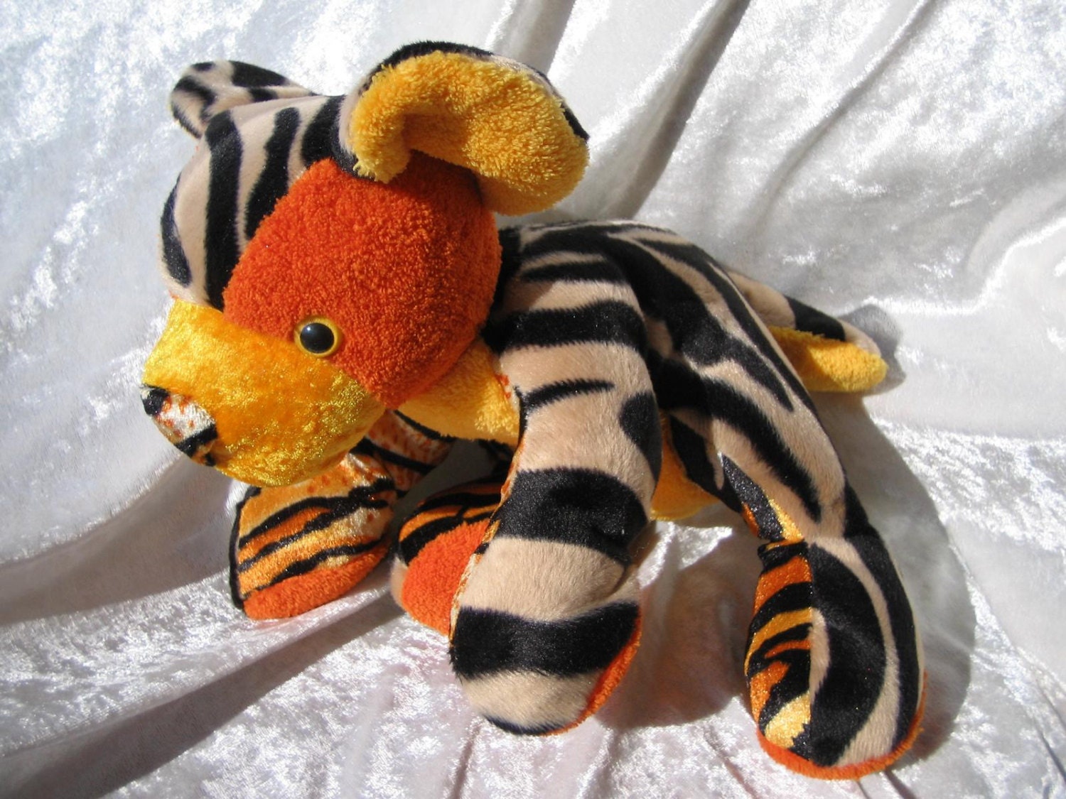 stuffed snow tiger