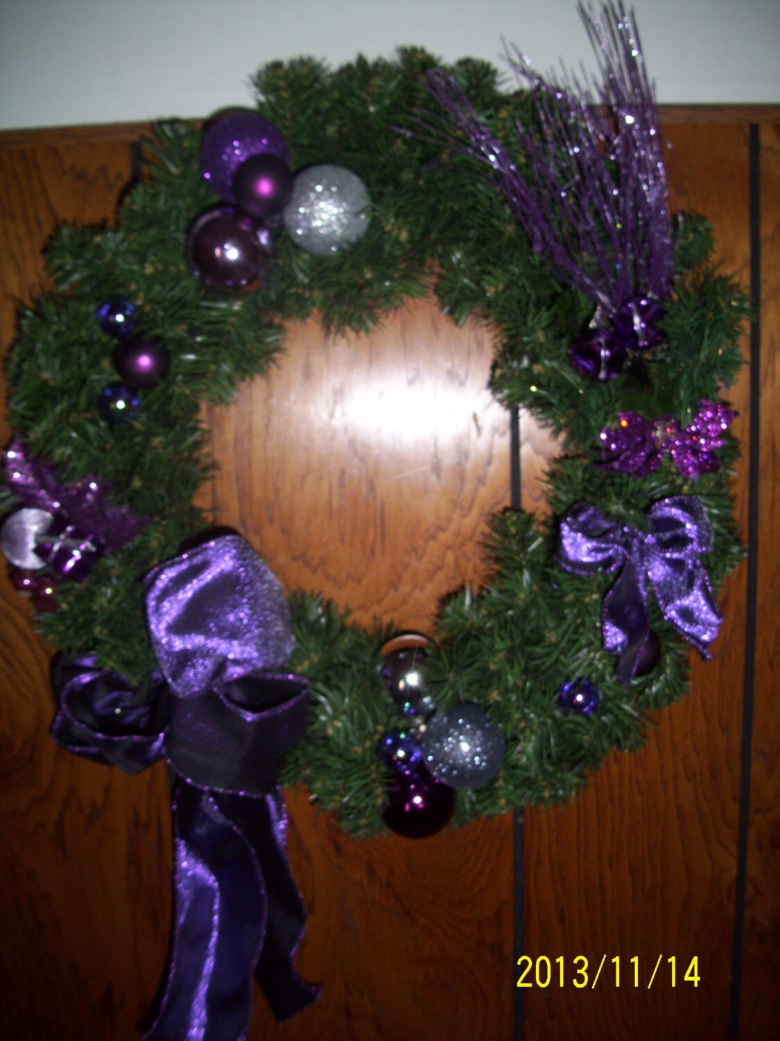 Royal Purple Wreath