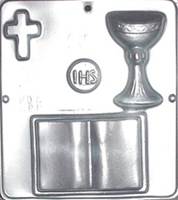 First Communion Chocolate Candy Mold Religious 409