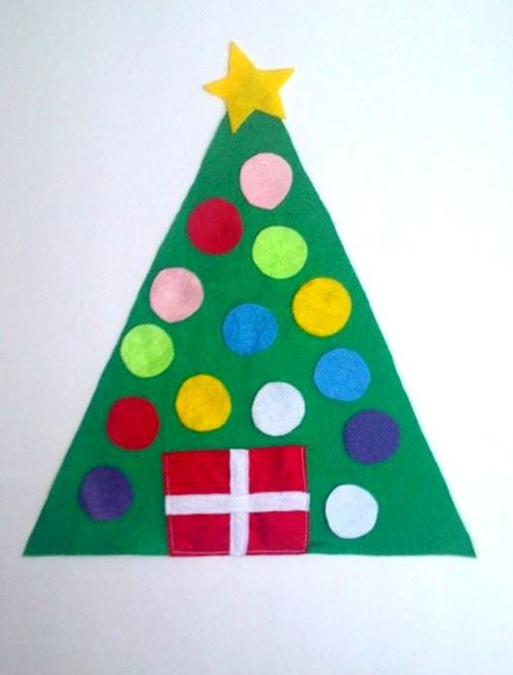Felt Christmas Tree Felt Board Flannel Board Busy Board
