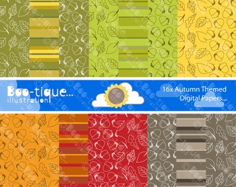 Autumn Digital Paper Instant Download. JPEG files. Autumn Scrapbooking Papers. Autumn Digital Scrapbook Papers. Seasonal Digital Papers