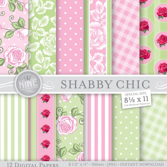 Printable Shabby Chic Paper