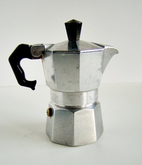 Italian coffee maker Bialetti Moka Express 2 cups. Vintage