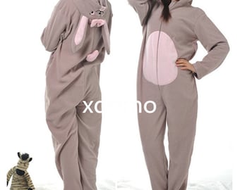 Adult Footie Pajamas Adult Footed Pajamas for Women Men Hooded Footed ...