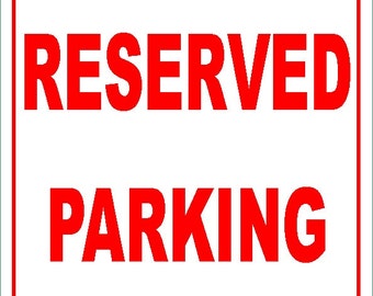 Popular items for reserved parking on Etsy