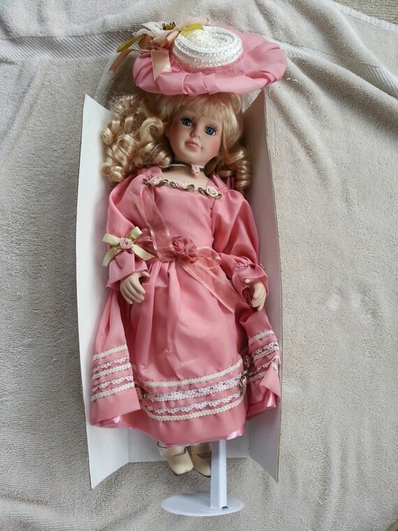 Kate's Porcelain Doll Anniversary Collection Pink Dress