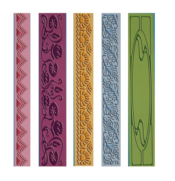 CriCut Cuttlebug Nouveau Borders Set Embossing Border