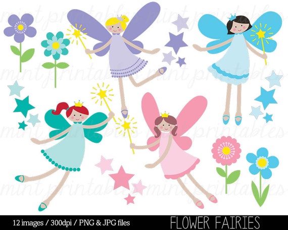 free flower fairy clipart - photo #34