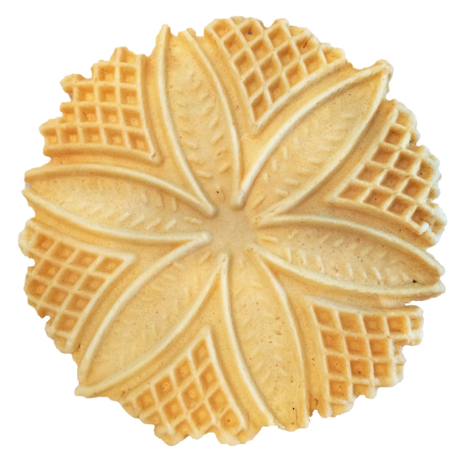 Pizzelle Handmade Italian Waffle Cookies 8 per by AnaPizzelle